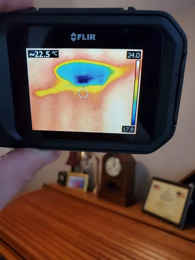 Thermal imaging inspection for water damage in Winder
