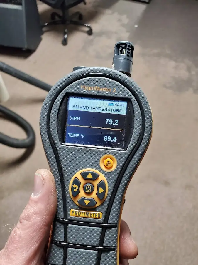 Moisture meter humidity assessment for Fire & Smoke Damage Restoration in Winder