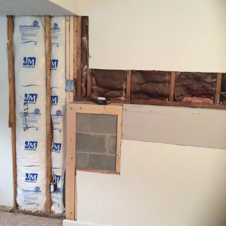 Wall insulation replacement during Contents Cleaning & Restoration in Winder